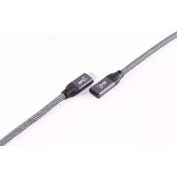 ShiverPeaks BASIC-S USB-C Extension Cable, USB 3.2 Gen 2, 2.0m, Black
