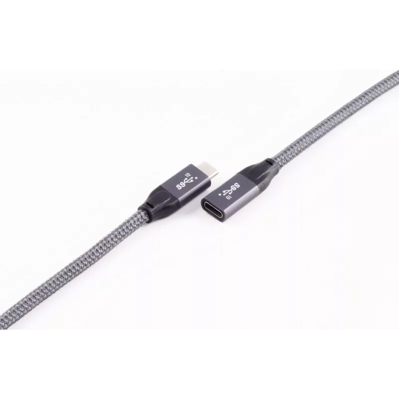 ShiverPeaks BASIC-S USB-C Extension Cable, USB 3.2 Gen 2, 2.0m, Black