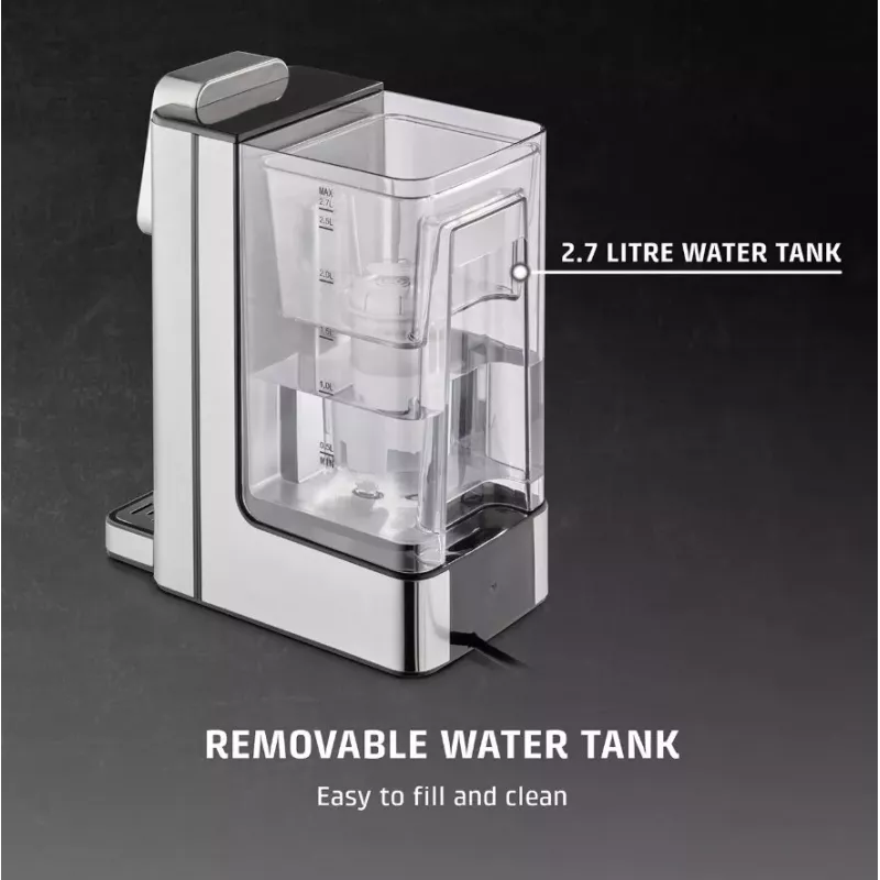 CASO HW 666 Inox Turbo Hot Water Dispenser 2.7L 2600W Stainless Steel/Black