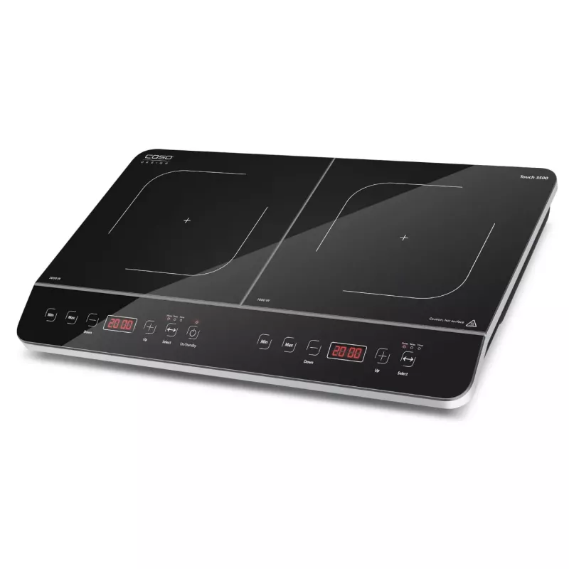 CASO Touch 3500 Induction Hob 2 Cooking Zones Black