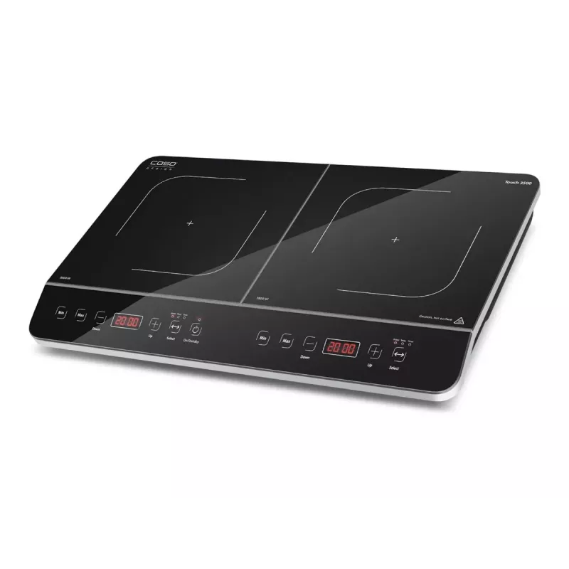 CASO Touch 3500 Induction Hob 2 Cooking Zones Black