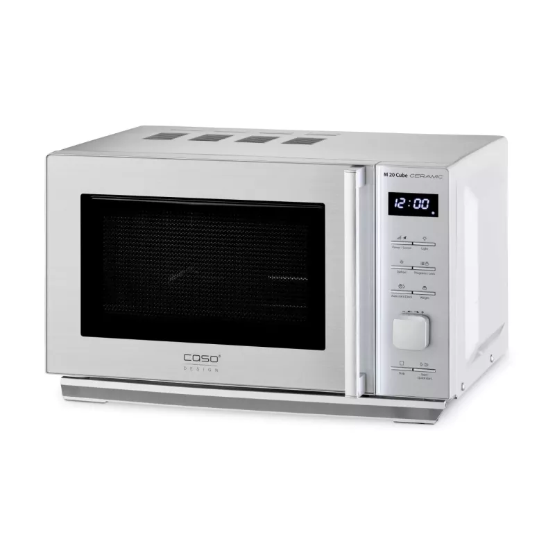 CASO M 20 Cube Microwave Oven 800 W Silver Free-standing