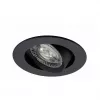 SYNERGY21 Helios LED Recessed Ceiling Spotlight Black Round Tiltable Warm White 5W 400lm 2700K