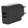 FLEPO NT-USB-103 USB Charger 2-Port 100-240V AC to 5V DC 3A 15W White