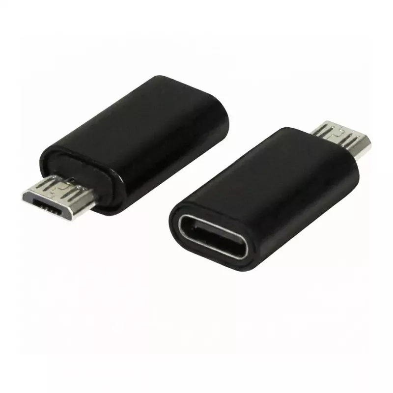 Synergy21 ALLTRAVEL USB-C Male to Micro-USB Female Adapter Cable - Black