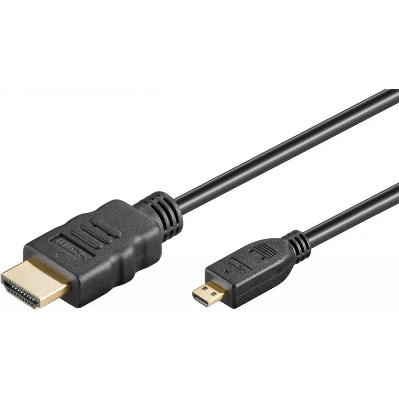 Goobay Ultra High-Speed HDMI Cable Micro-HDMI 8K 60 Hz 2 m Black