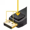 Goobay Essential DisplayPort 2.1 Cable 8K 144Hz 1 m