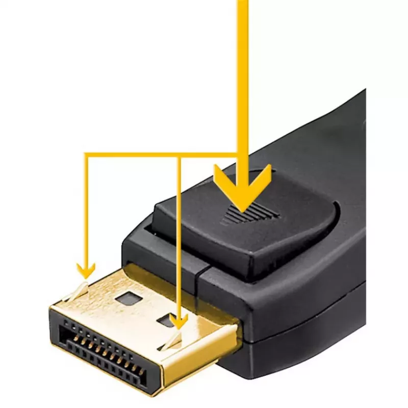 Goobay Essential DisplayPort 2.1 Cable 8K 144Hz 1 m