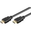 Goobay 80104 Soft HDMI High-Speed Cable with Ethernet, 3 m, Black