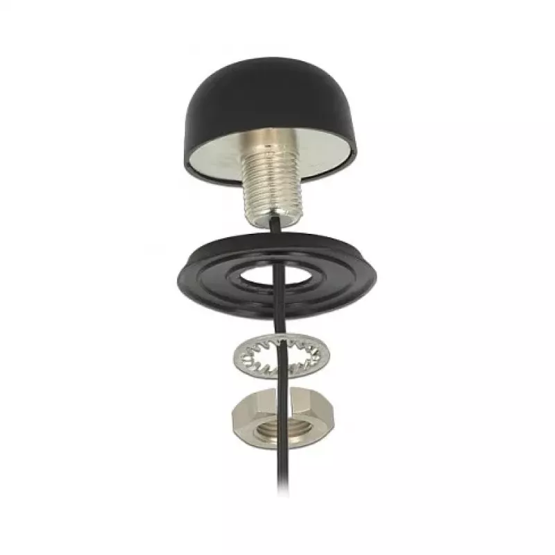 NAVILOCK Multiband GPS GSM UMTS LTE SMA 2-5 dBi Antenna 2x2m RG-174 Omnidirectional Roof Mount Outdoor