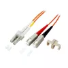 EFB-Elektronik Duplex Jumper LC-SC OM1 62.5/125µm 1m Orange LSZH 2.0mm Fiber Optic Patch Cable