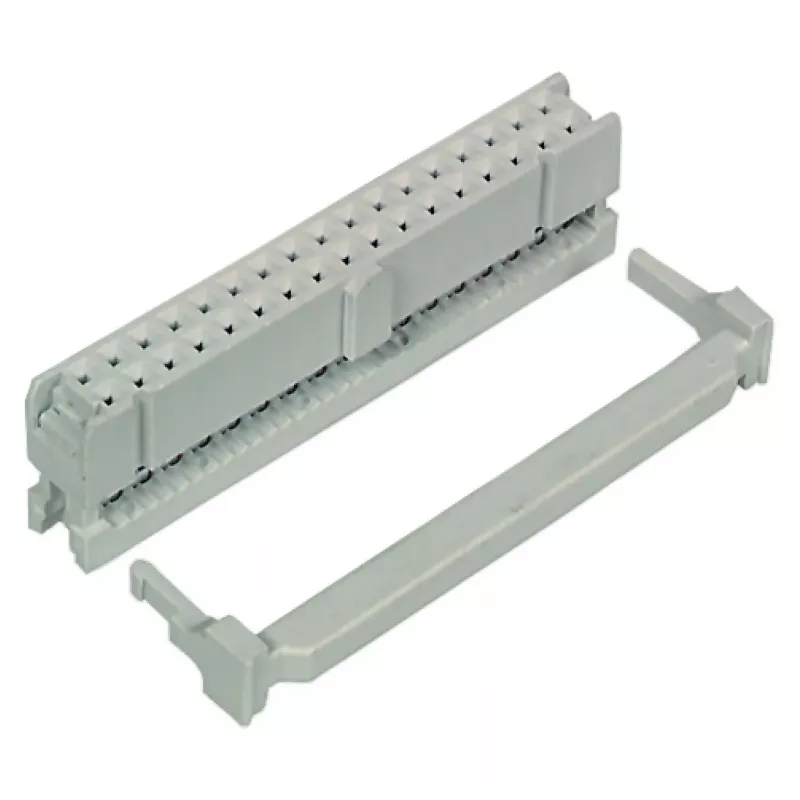 EFB 34-Pin Shrouded Box Header, 2.54mm Pitch, Straight, Grey