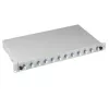 EFB Elektronik B71921L12 LC Splice Box OS2 Single Mode 12 Pigtails / 6 Couplings, Blue/Grey, Metal, 483 mm