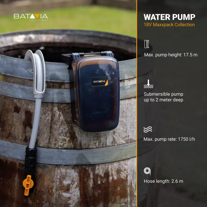 Batavia 18V water pump, without battery and charger