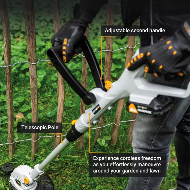 BATAVIA 18V Cordless Grass Trimmer 250 mm 2-in-1 String and Blade Trimmer