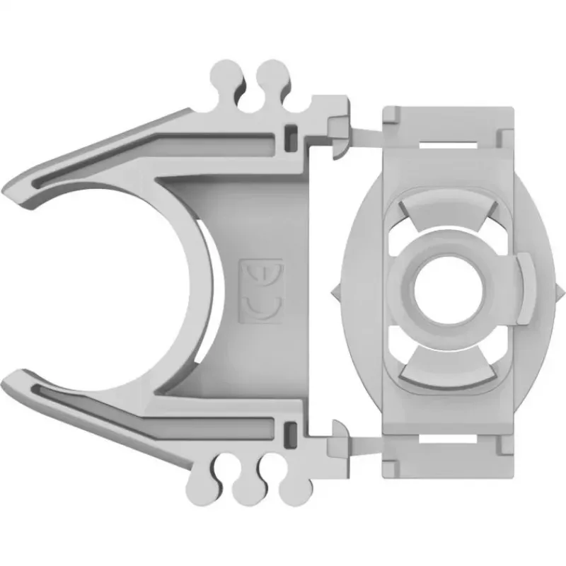 BOSCH PRO EPC-16 Pipe Clip, 100 Pieces (Light Grey, for Pipes Ø 16mm)