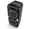 MEDION PE-1 Pure Party Speaker Black - Bluetooth 5.0, 40W RMS, 2x 6.5 inch Speakers, Karaoke, TWS, LED Lights, Power Bank