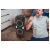 MEDION PE-1 Pure Party Speaker Black - Bluetooth 5.0, 40W RMS, 2x 6.5 inch Speakers, Karaoke, TWS, LED Lights, Power Bank