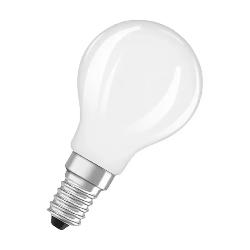 OSRAM LED Classic P 40 Filament 3.4W 827 Frosted E14 LED Lamp, Mini Globe