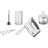 Bosch MFQ37480 ErgoMixx Hand Mixer, 750 W, White/Grey