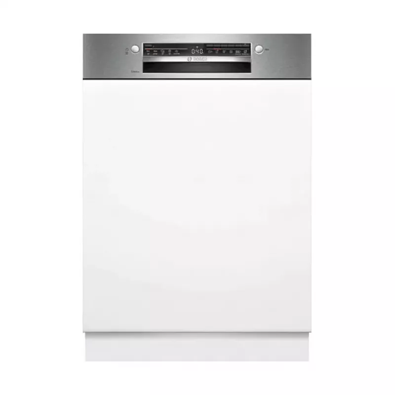 BOSCH SMI2HTS06E Semi-Integrated Dishwasher, Energy Class C, 60 cm, 46 dB, 9.5 L, 5 Programs, Vario Baskets, Stainless Steel