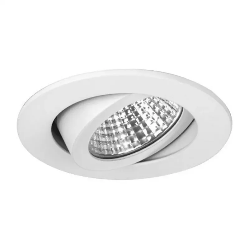 Brumberg 12353073 DAMITA Round LED Ceiling Spotlight 6W 3000K White IP65 Swivel