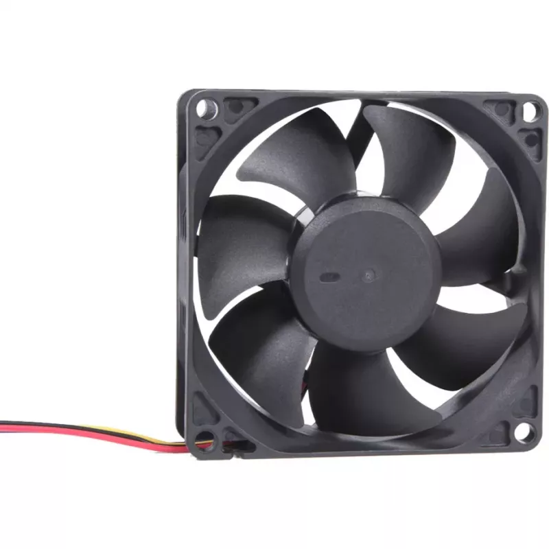 Alphacool ES 80mm 800-6000 RPM Fan 80x80x25mm (Black, Two Ball Bearing, PWM, 80 mm)