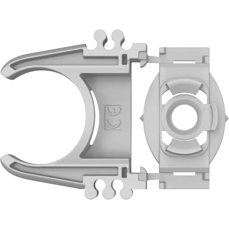 BOSCH PRO EPC-20 Pipe Clip, 100 Pieces (Light Grey, for Pipes Ø 20mm)