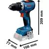 BOSCH Power Tools 18V Professional Combo Kit: Rotary Hammer GBH 18V-22 + Drill Driver GSR 18V-65 + Impact Wrench GDX 18V-285 (Blue/Black, 3x 5.0Ah Li-Ion Batteries, Tool Bag)