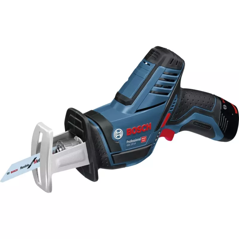 Bosch Power Tools 12V 5-Piece Tool Set GOP + GSR + GDR + GSA + GLI (Blue, 3x Li-Ion 2.0Ah Battery)