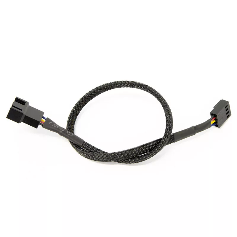 Watercool 4-Pin PWM Extension Cable, Black - 30cm