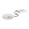 Brumberg 39373073 BB13 Recessed LED Spotlight Set Round White 6W 3000K Phase Dimmable Swivel