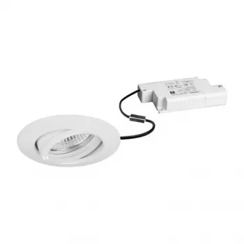 Brumberg 39373073 BB13 Recessed LED Spotlight Set Round White 6W 3000K Phase Dimmable Swivel