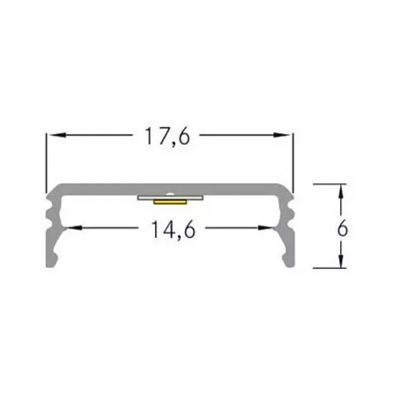 Brumberg 53380261 AB-Profil QUALITYFLEX Aluminium LED Profile 2000mm