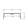 Brumberg 53380262 AB-Profil QUALITYFLEX Aluminium Profile 2000mm