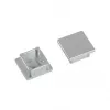 Brumberg 53039260 End Cap Set for QUALITYFLEX LED Profiles, Silver, Plastic