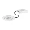 Brumberg 39378173 LED Spotlight Set BB34 Round White 830 Phase 7W 230V Swiveling