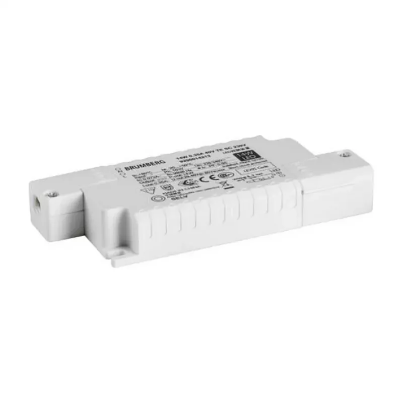 BRUMBERG BB23 LED Recessed Spotlight Set 7W 230V IP65 Round White Swiveling 3000K Warm White Phase-Cut Dimmable