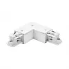 Brumberg 87127070 90° Corner Connector for ONETRACK DALI 3-Phase Track System, White