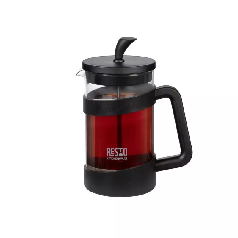RESTO French Press 600ml Stainless Steel Borosilicate Glass Coffee Maker