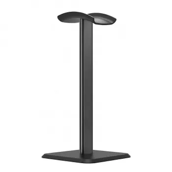 GEQUDIO GH-40 Universal Headphone Holder - Under-Desk Clamp Mount, 360° Swivel, Black