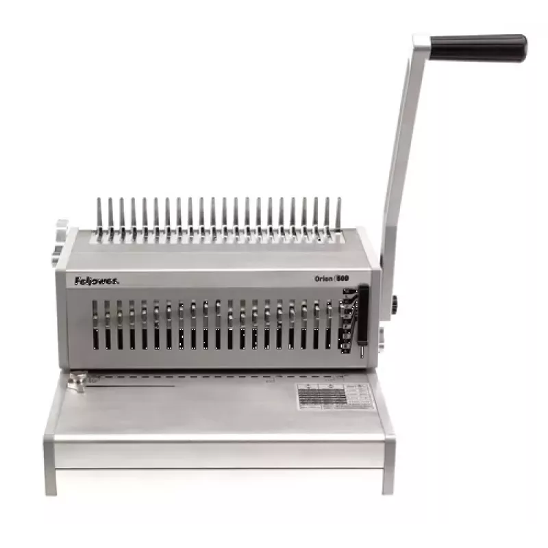 Fellowes Orion 500 Electric Comb Binding Machine, 30-Sheet Punch, 500-Sheet Binding Capacity