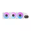 DARKFLASH DH360D White v2 360mm All-in-One Liquid CPU Cooler, ARGB, White