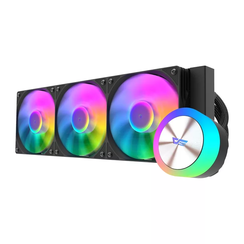 Darkflash DG360 360mm AIO Liquid CPU Cooler (Black)