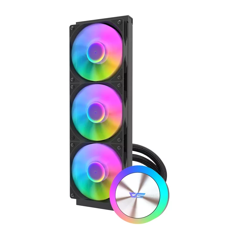 Darkflash DG360 360mm AIO Liquid CPU Cooler (Black)