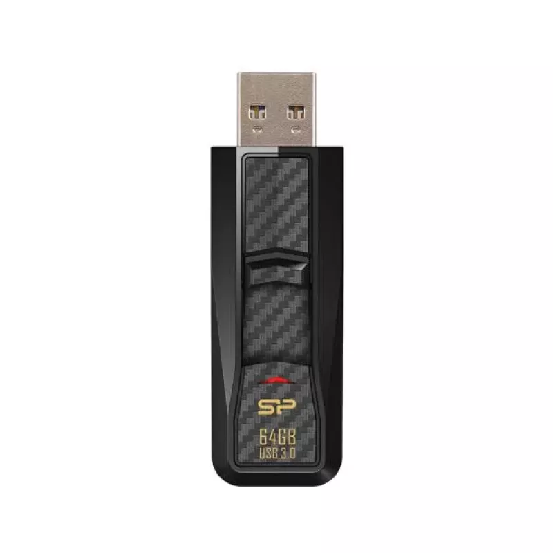 Silicon Power Blaze B50 64GB USB 3.2 Gen 1 Flash Drive Black