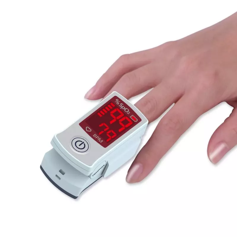 ROSSMAX SB100 Fingertip Pulse Oximeter with SpO2 and Pulse Rate Monitoring, Dual-Color LED Display, 6 Display Modes, Auto Shut-off, Low Battery Indicator, for Home and Clinical Use