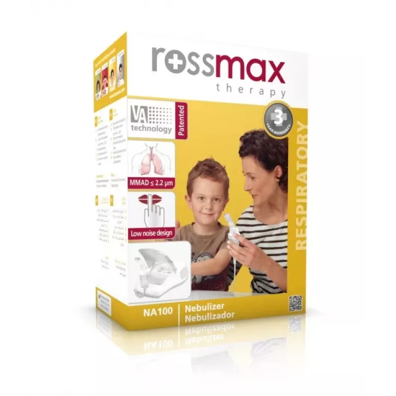 ROSSMAX Piston Nebulizer NA100 - Compressor Nebulizer for Adults and Children