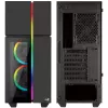 Aerocool Playa Midi-Tower, Tempered Glass - Black