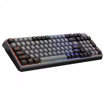 Cooler Master MK770 Wireless Mechanical Keyboard (French AZERTY) - Kailh Box V2 Red Switches, RGB Backlighting, Hot-Swappable, Gasket Mount, 4000mAh Battery, Magnetic Wrist Rest